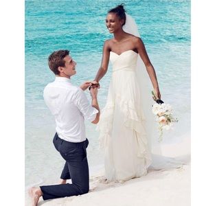 J. Crew Cream Wedding Dress